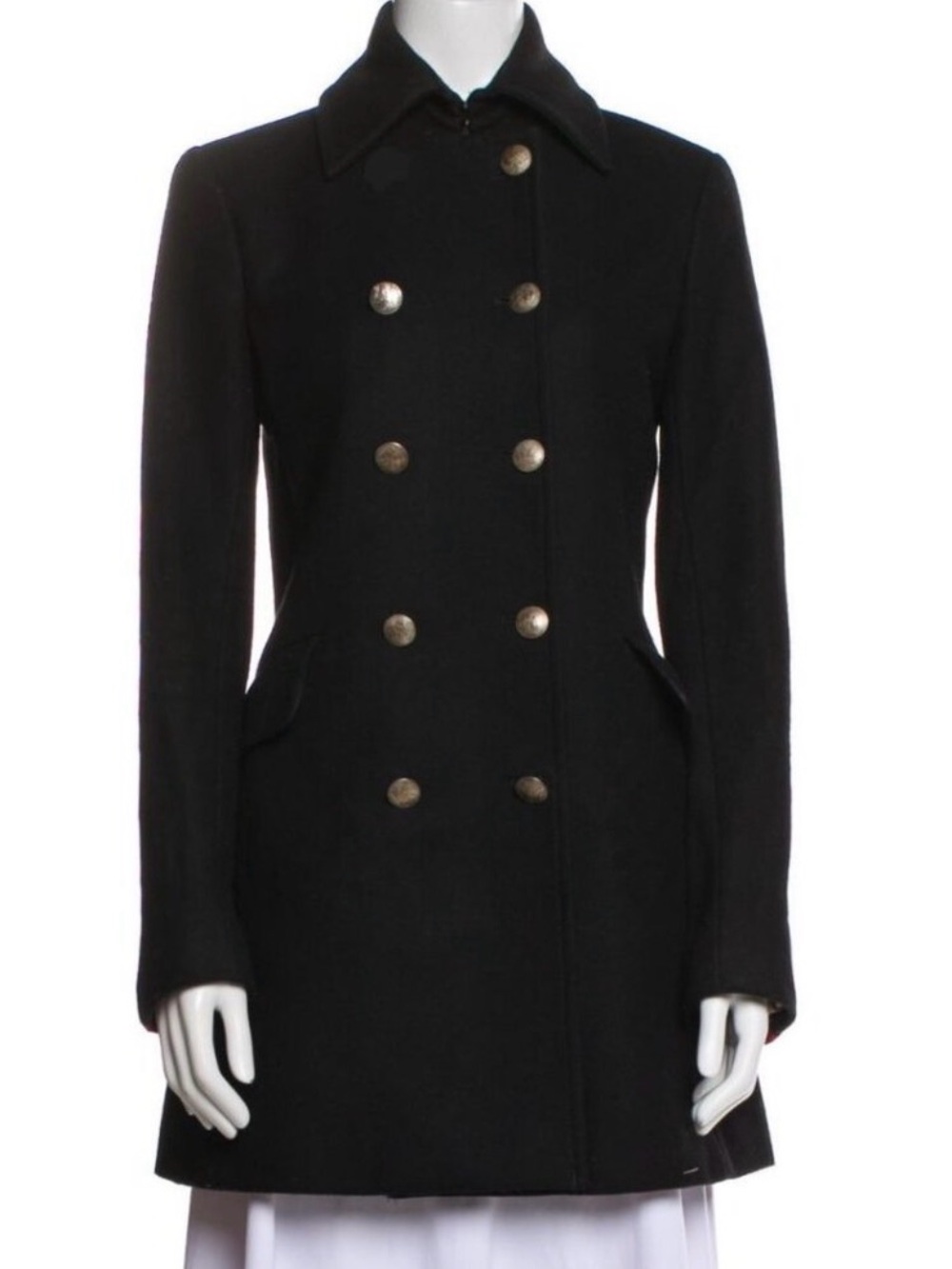 Nili Lotan Black Wool Coat